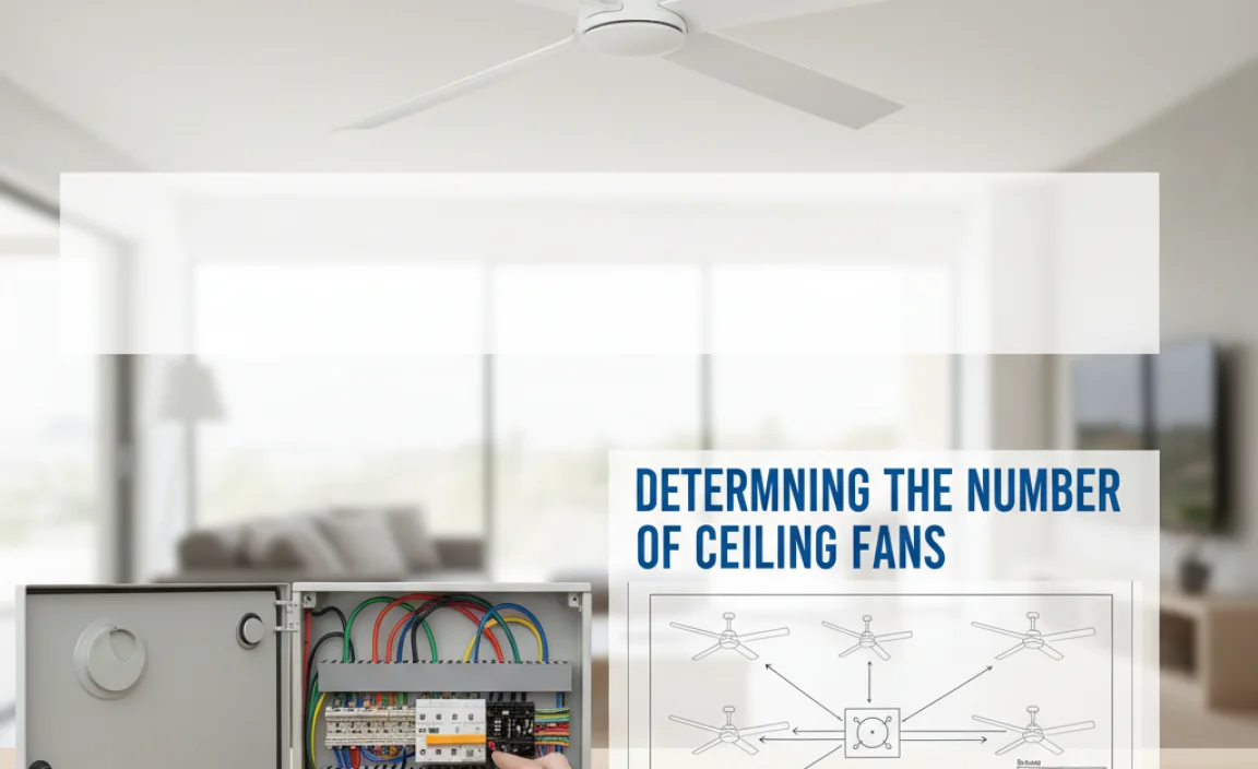 Determining the Number of Ceiling Fans