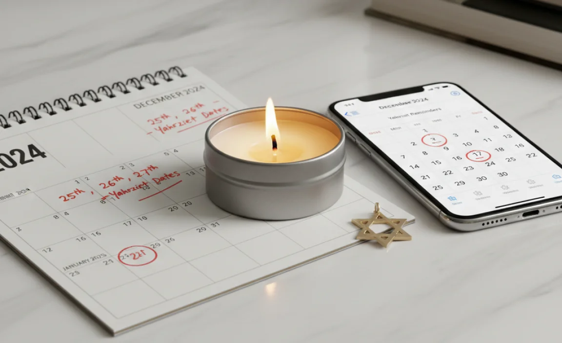 Determining the Yahrzeit Date in 2024