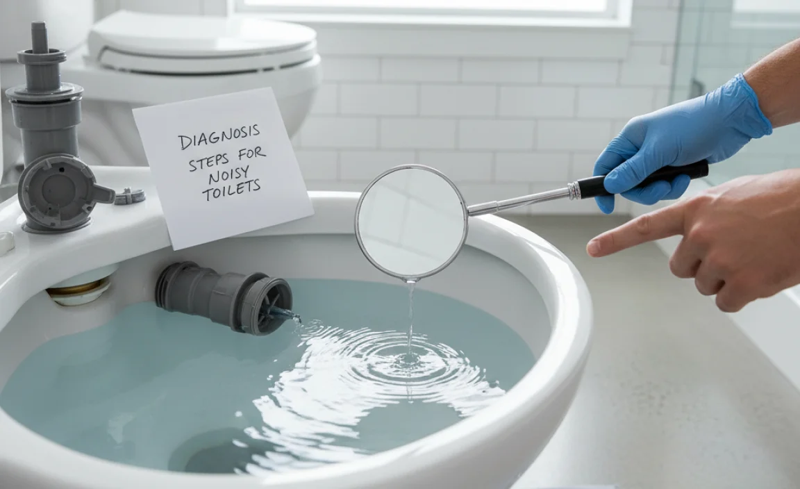 Diagnosis Steps for Noisy Toilets