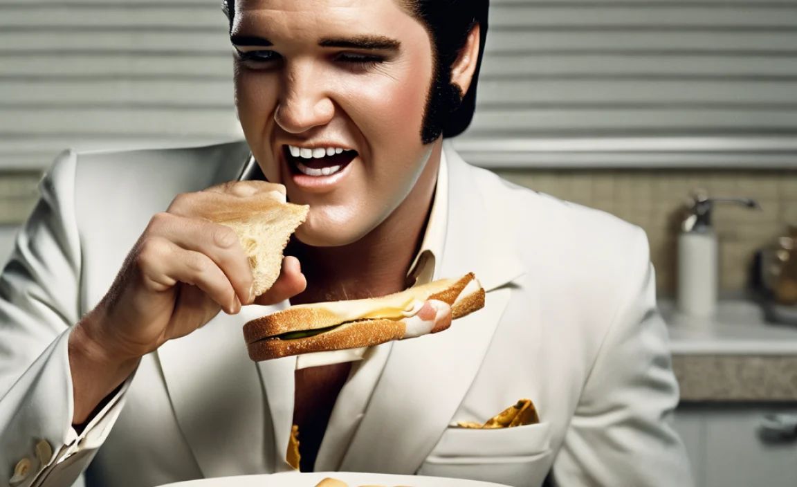 Did Elvis Die on the Toilet Eating a Sandwich?
