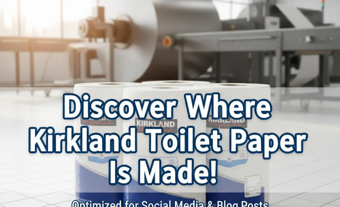 Discover Where Kirkland Toilet Paper Is Made!