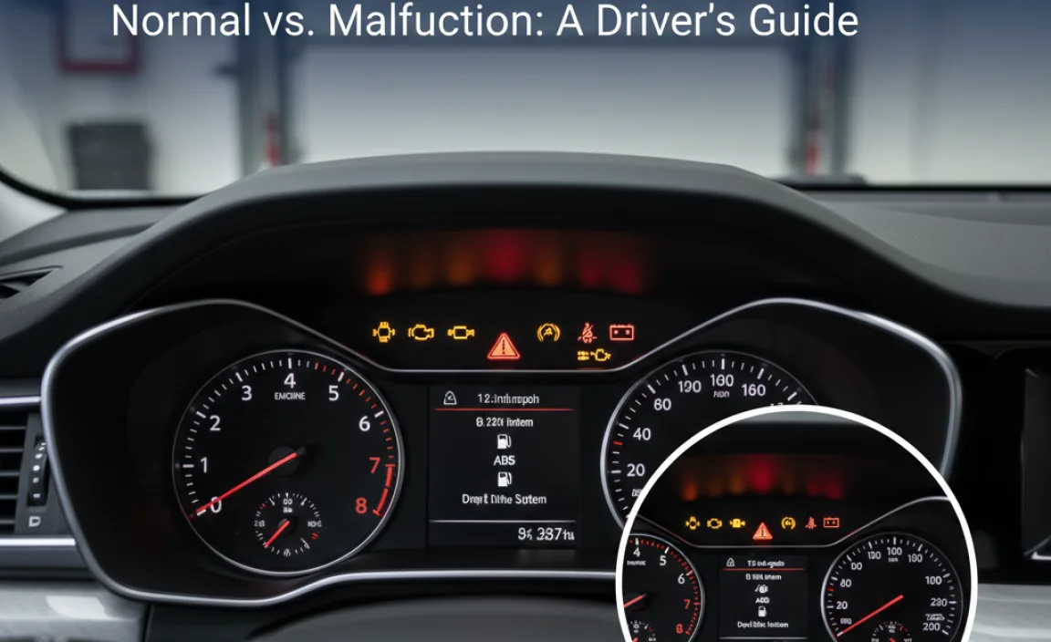 Distinction Between Normal and Malfunction Warning Lights
