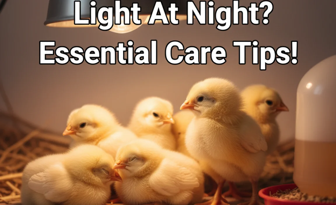 Do Baby Chicks Need Light At Night? Essential Care Tips!