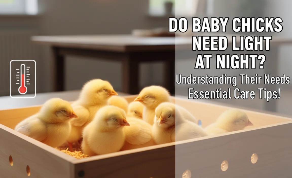 Do Baby Chicks Need Light At Night? Understanding Their Needs