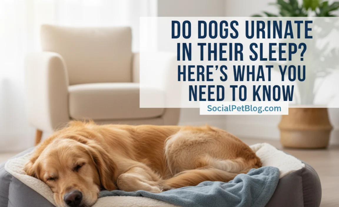 Do Dogs Urinate In Their Sleep? Here’S What You Need To Know
