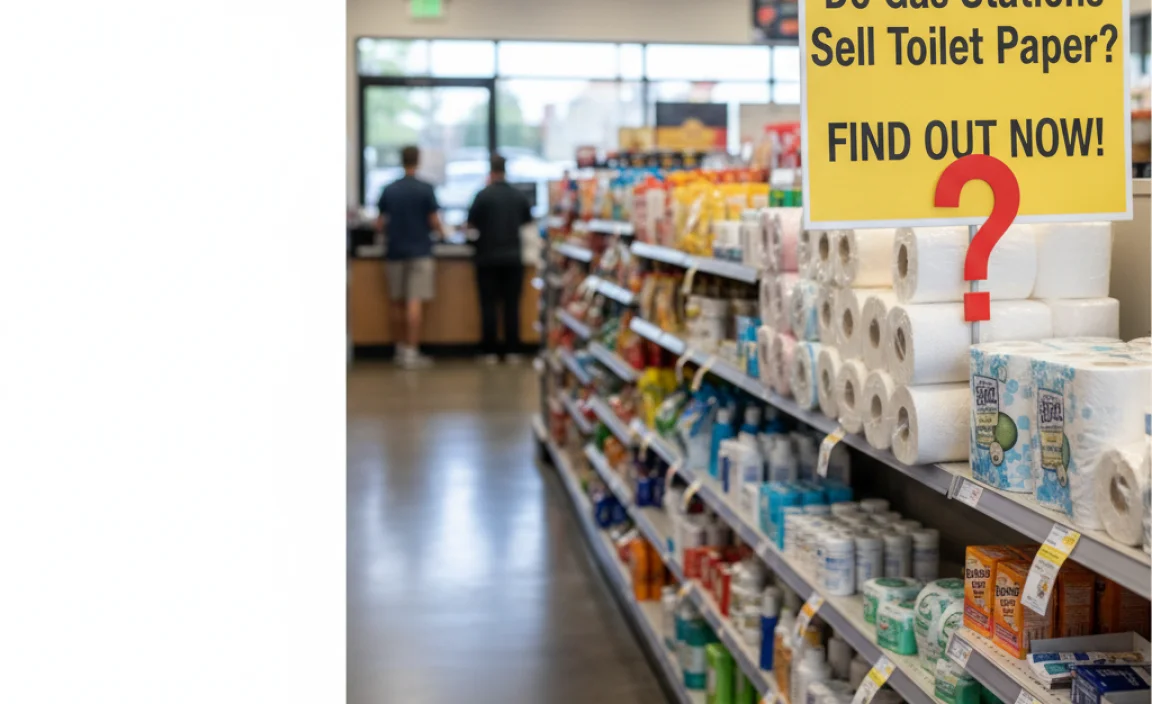 Do Gas Stations Sell Toilet Paper?