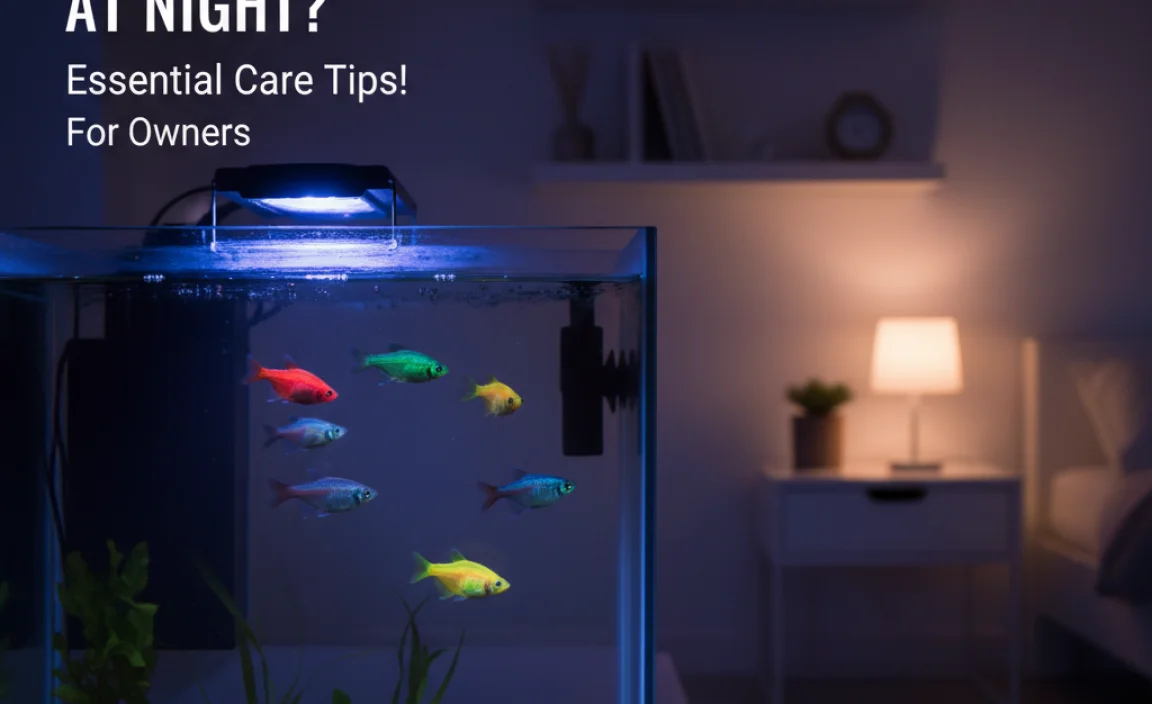 Do Glofish Need Light At Night? Essential Care Tips For Owners