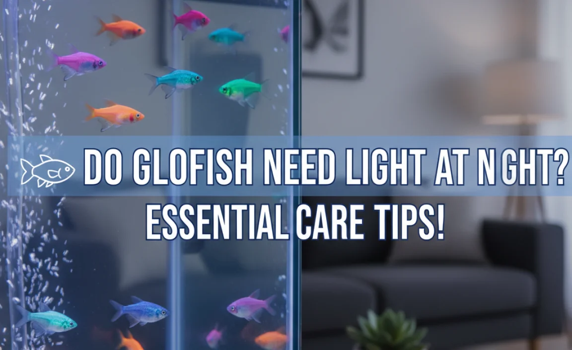 Do Glofish Need Light At Night? Essential Care Tips!