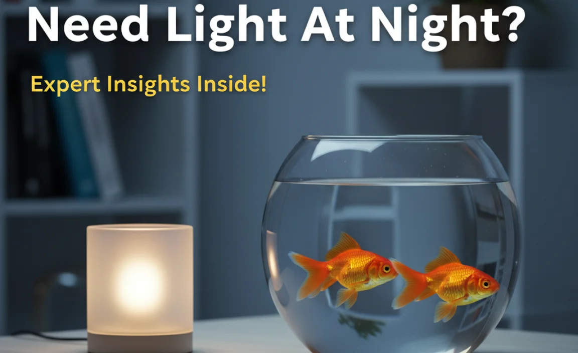 Do Goldfish Need Light at Night?