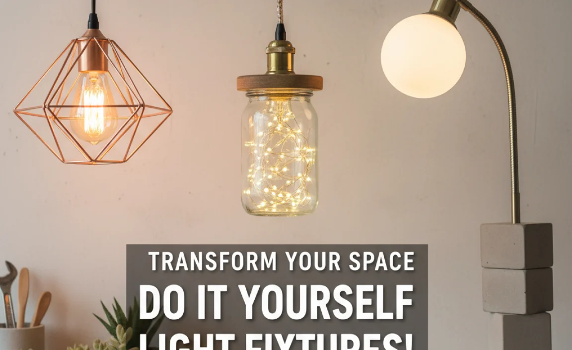 Do It Yourself Light Fixtures