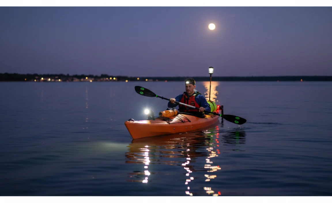 Do Kayaks Need Lights At Night For Safe Paddling?