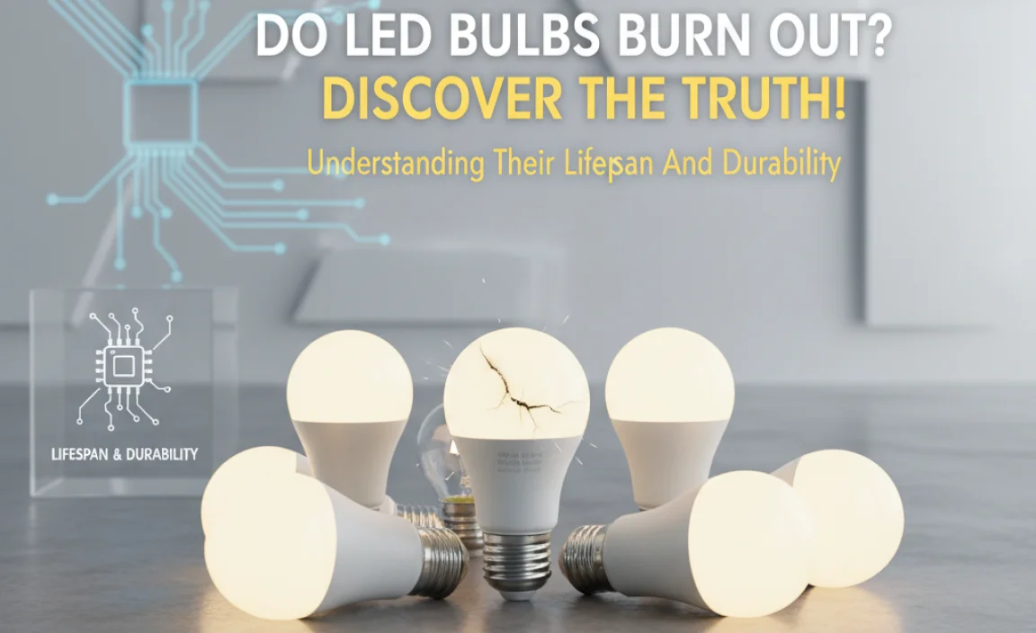 Do Led Bulbs Burn Out? Understanding Their Lifespan And Durability