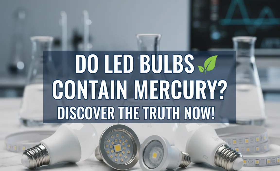 Do Led Bulbs Contain Mercury? Discover The Truth Now!