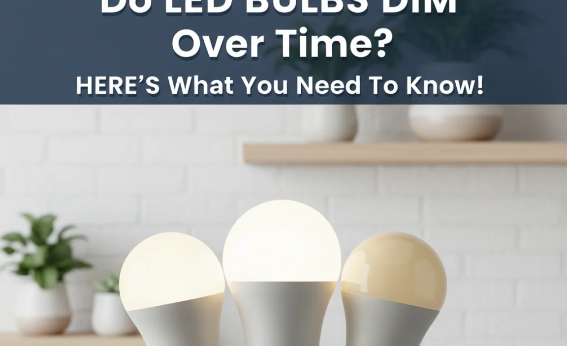 Do Led Bulbs Dim Over Time? Here’S What You Need To Know!