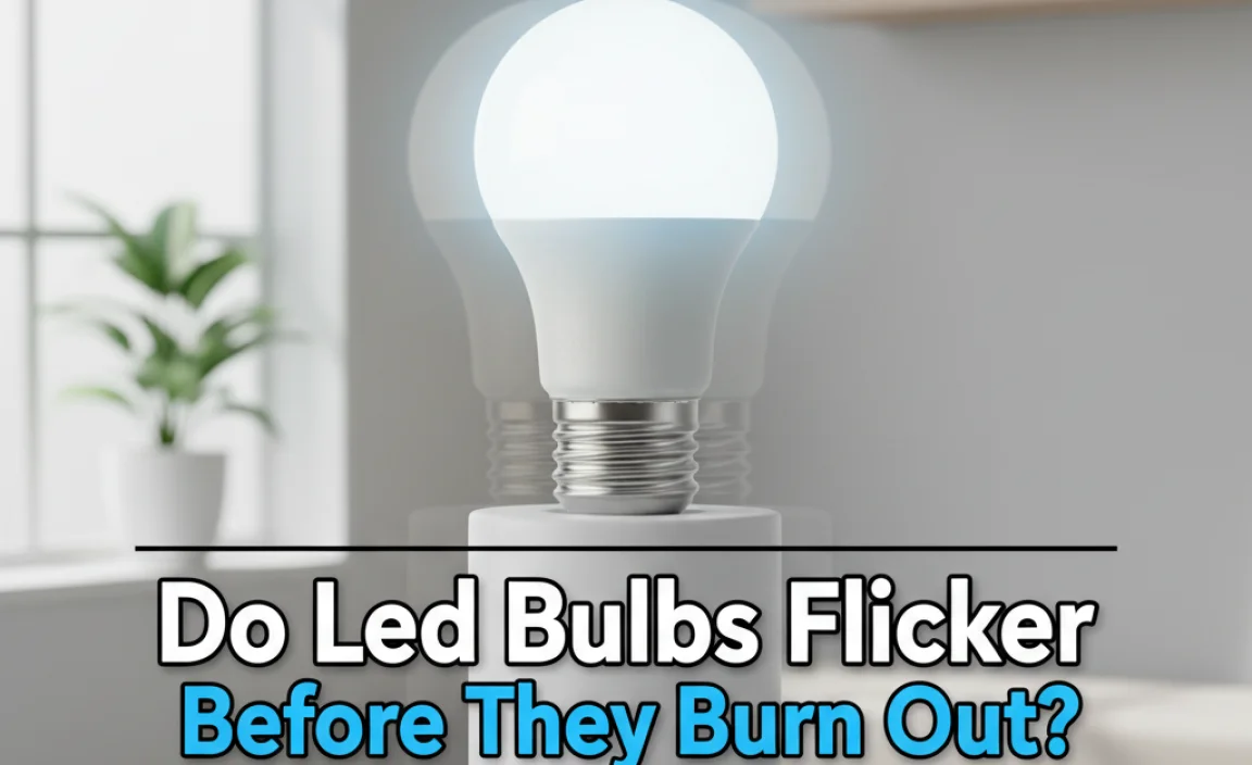 Do Led Bulbs Flicker Before They Burn Out? Discover Why!
