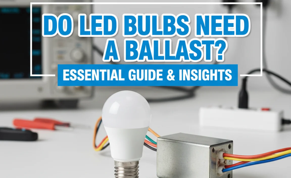 Do Led Bulbs Need A Ballast? Essential Guide & Insights