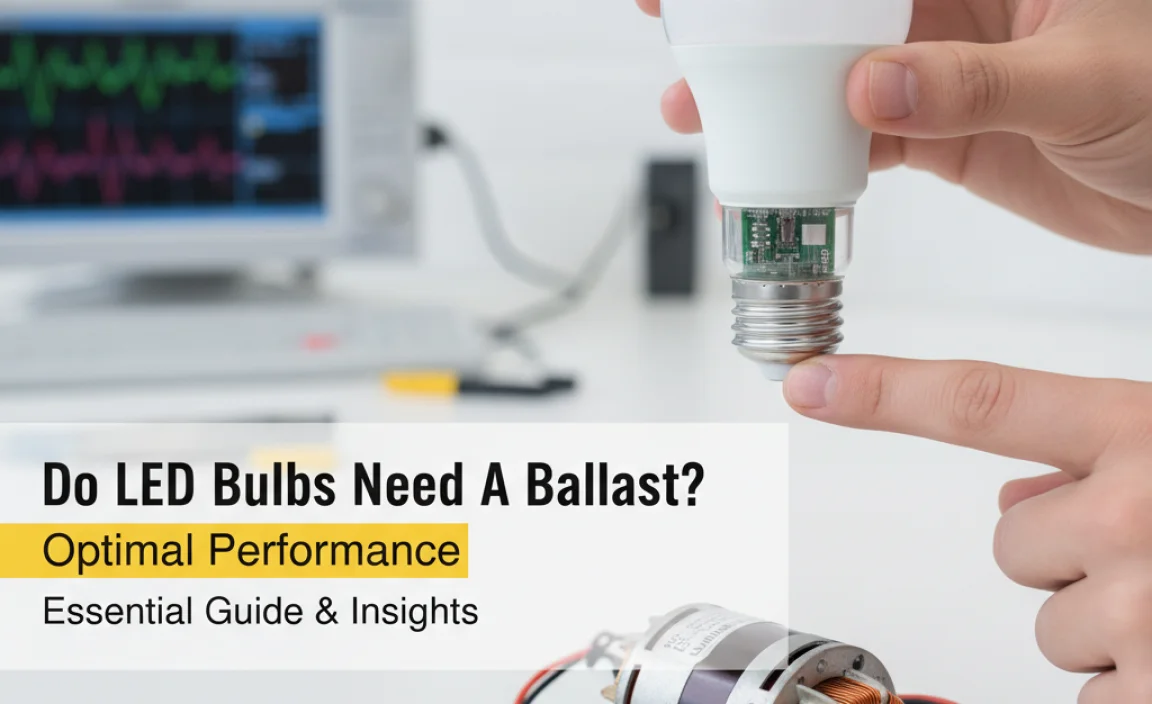 Do Led Bulbs Need A Ballast For Optimal Performance?