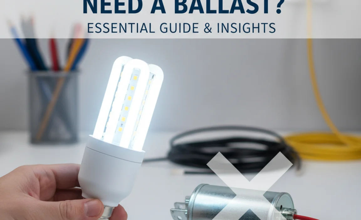 Do LED Bulbs Need a Ballast?