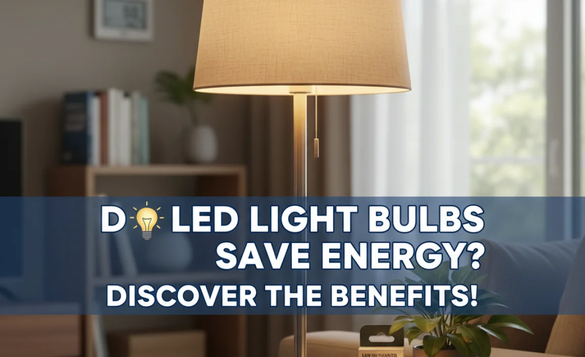 Do Led Light Bulbs Save Energy? Discover The Benefits!