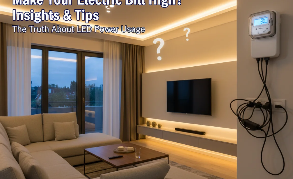 Do Led Strip Lights Make Your Electric Bill High? Insights &amp; Tips