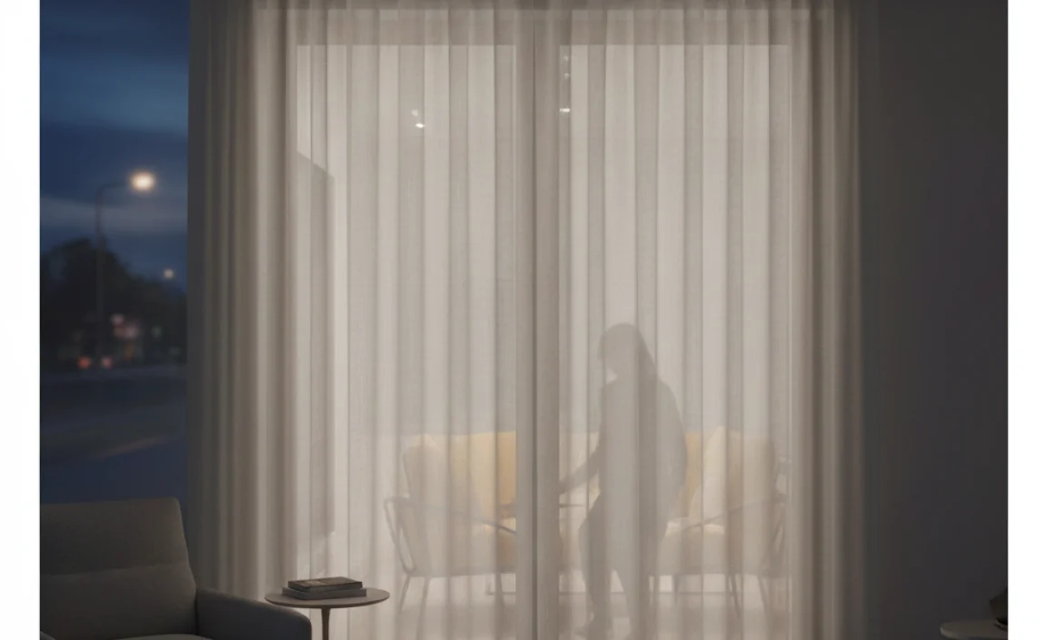 Do Light Filtering Curtains Provide Privacy At Night?