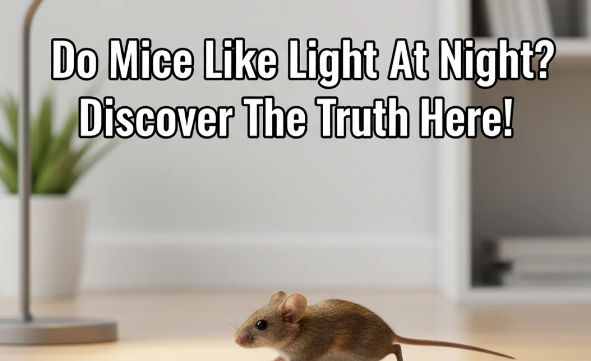 Do Mice Like Light At Night? Discover The Truth Here!