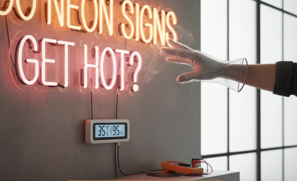 Do Neon Signs Get Hot?