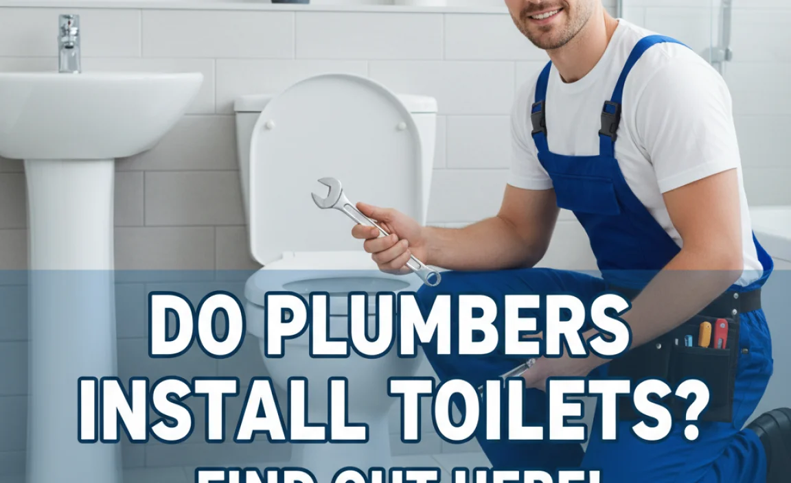 Do Plumbers Install Toilets? Find Out Here!