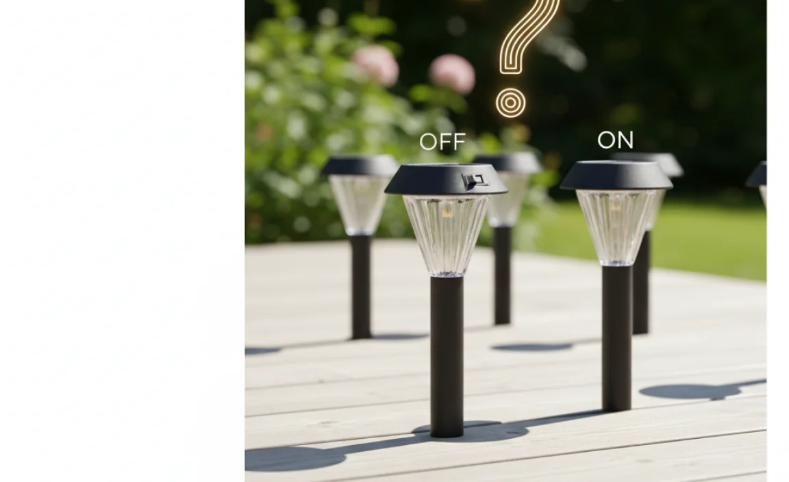 Do Solar Lights Have To Be Switched On To Charge?