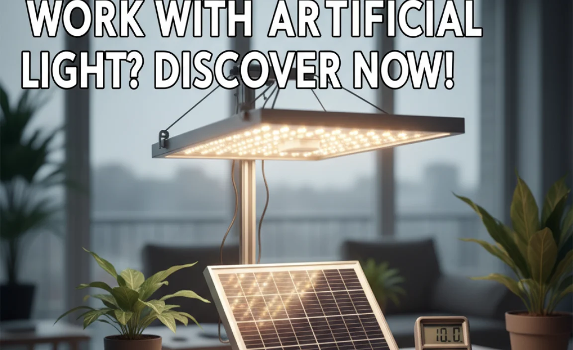 Do Solar Panels Work With Artificial Light? Discover Now!