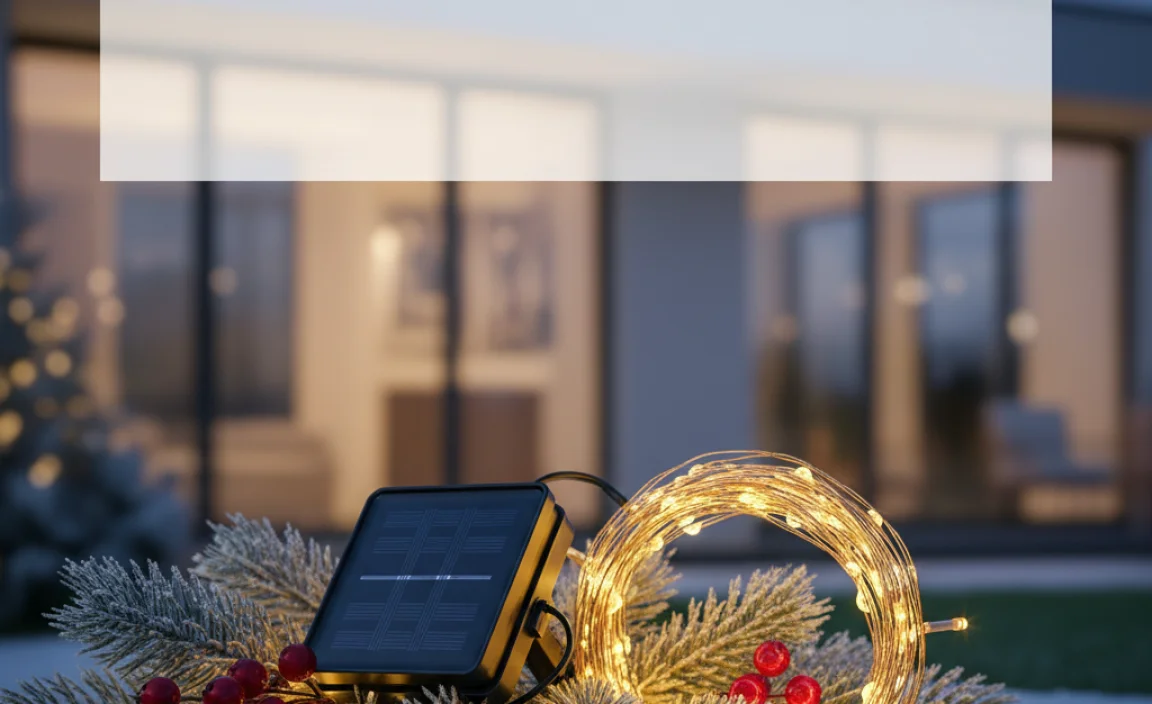 Do Solar Powered Christmas Lights Work Effectively?