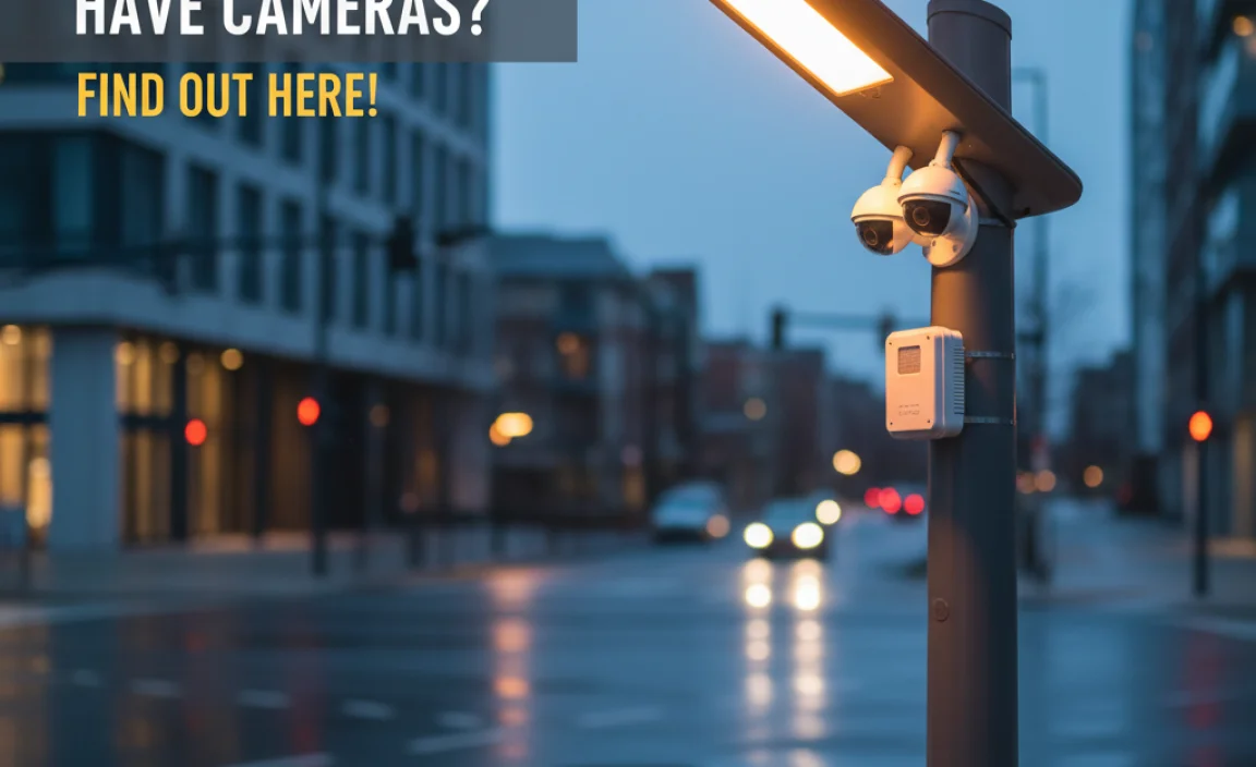 Do Street Lights Have Cameras?