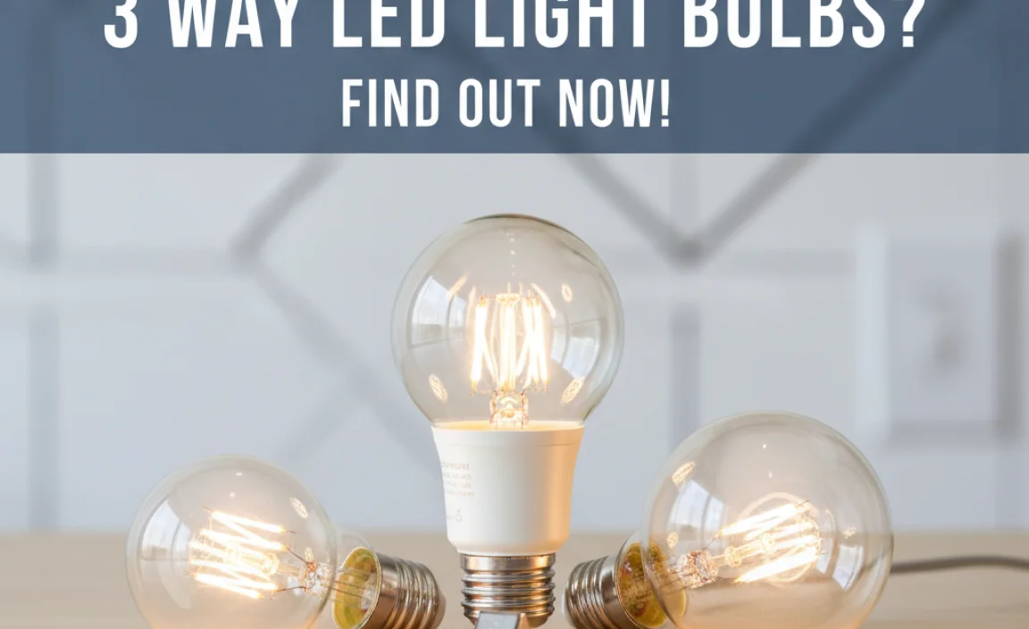 Do They Make 3 Way Led Light Bulbs? Everything You Need To Know
