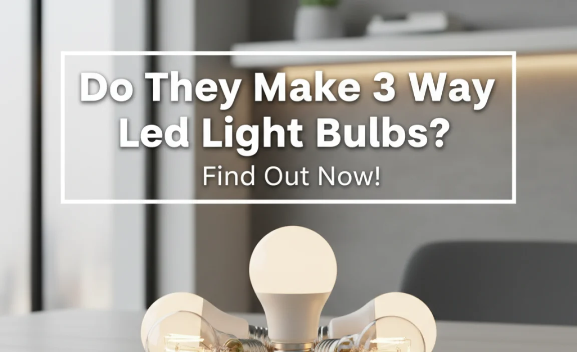Do They Make 3 Way Led Light Bulbs? Find Out Now!