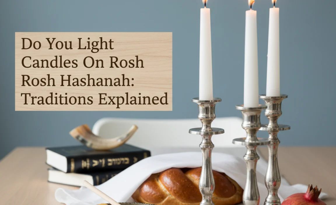 Do You Light Candles On Rosh Hashanah: Traditions Explained