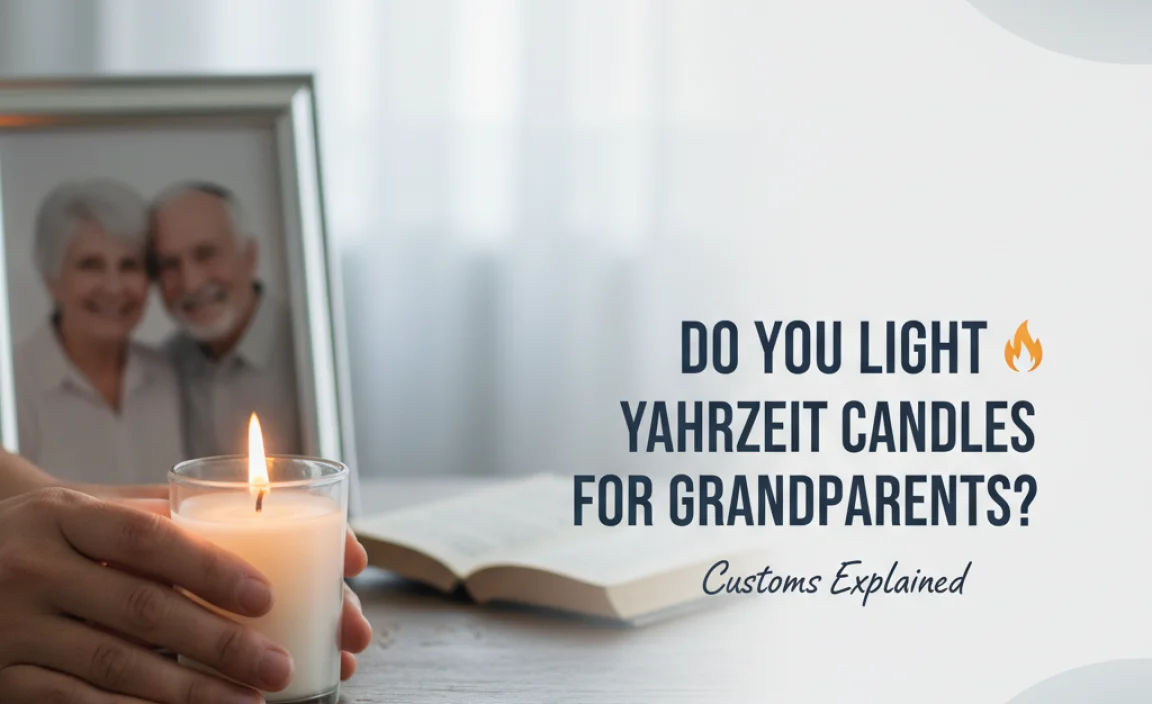 Do You Light Yahrzeit Candles For Grandparents? Customs Explained