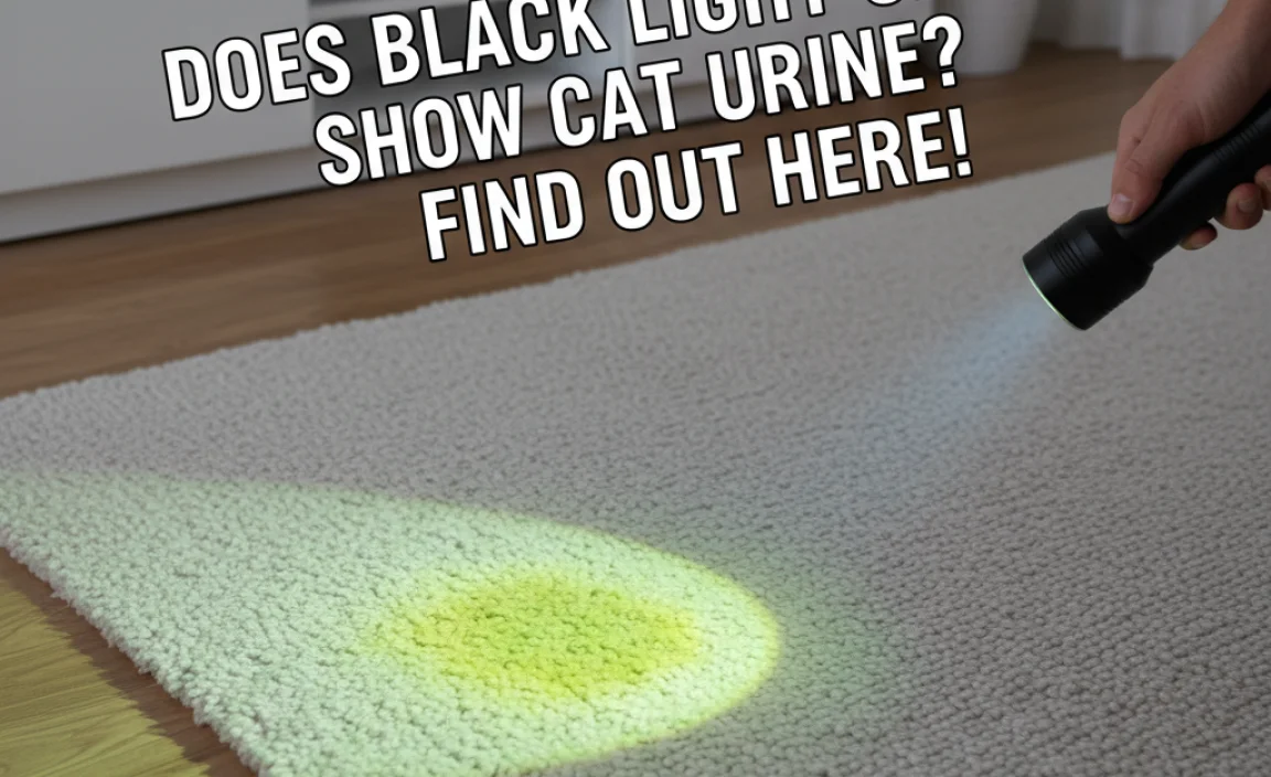 Does Black Light Show Cat Urine? Find Out Here!