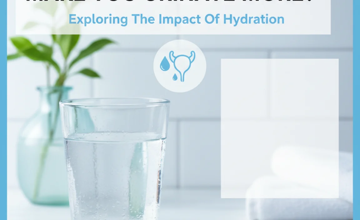 Does Drinking Water Make You Urinate More? Exploring The Impact Of Hydration