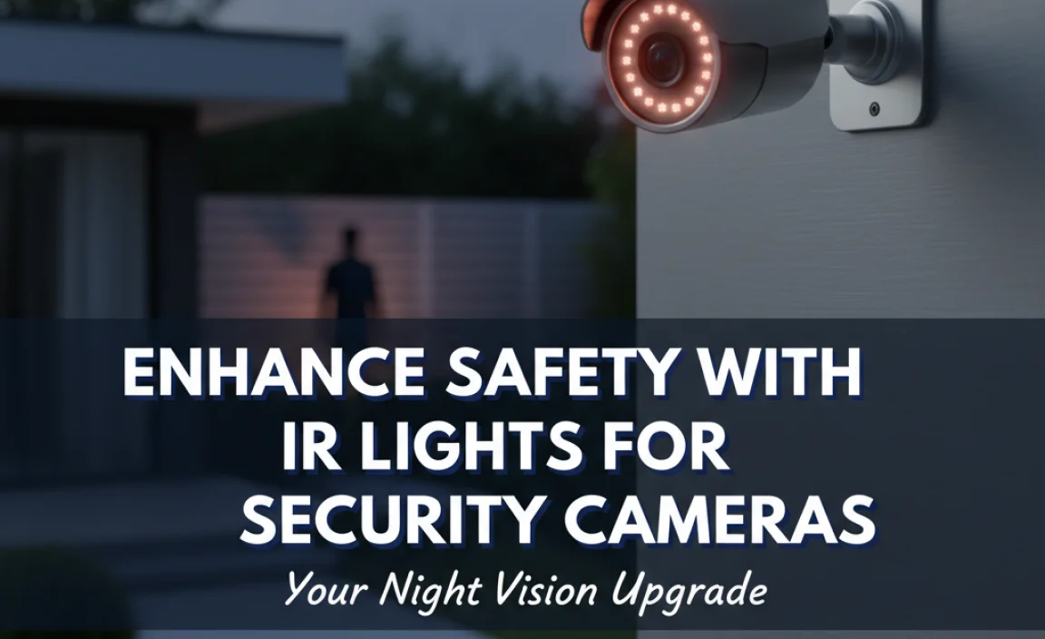 Enhance Safety With Ir Lights For Security Cameras