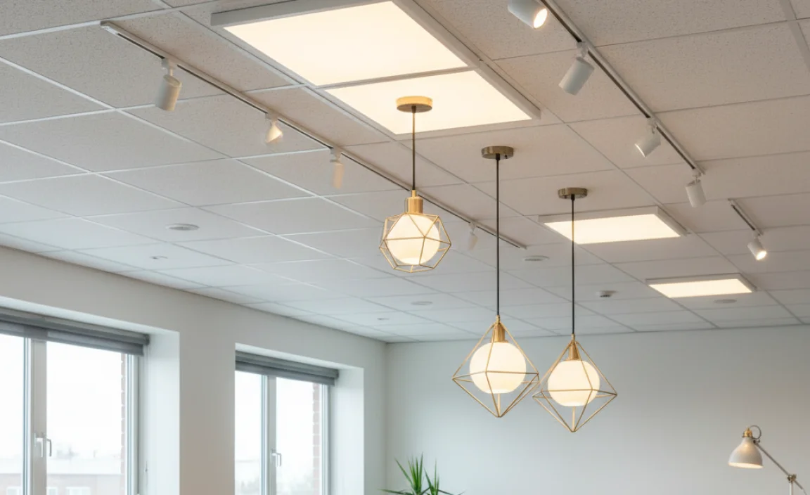 Essential Light Fixtures For Drop Ceiling Spaces