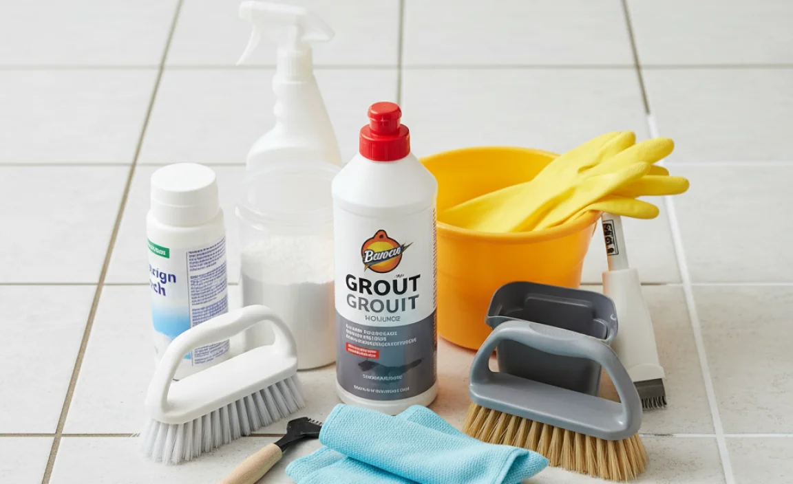 Essential Tools and Supplies for Grout Cleaning
