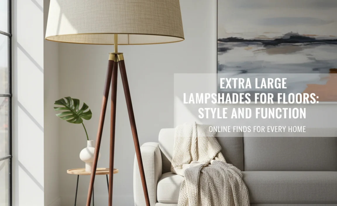 Extra Large Lampshades For Floor Lamps: Style And Function