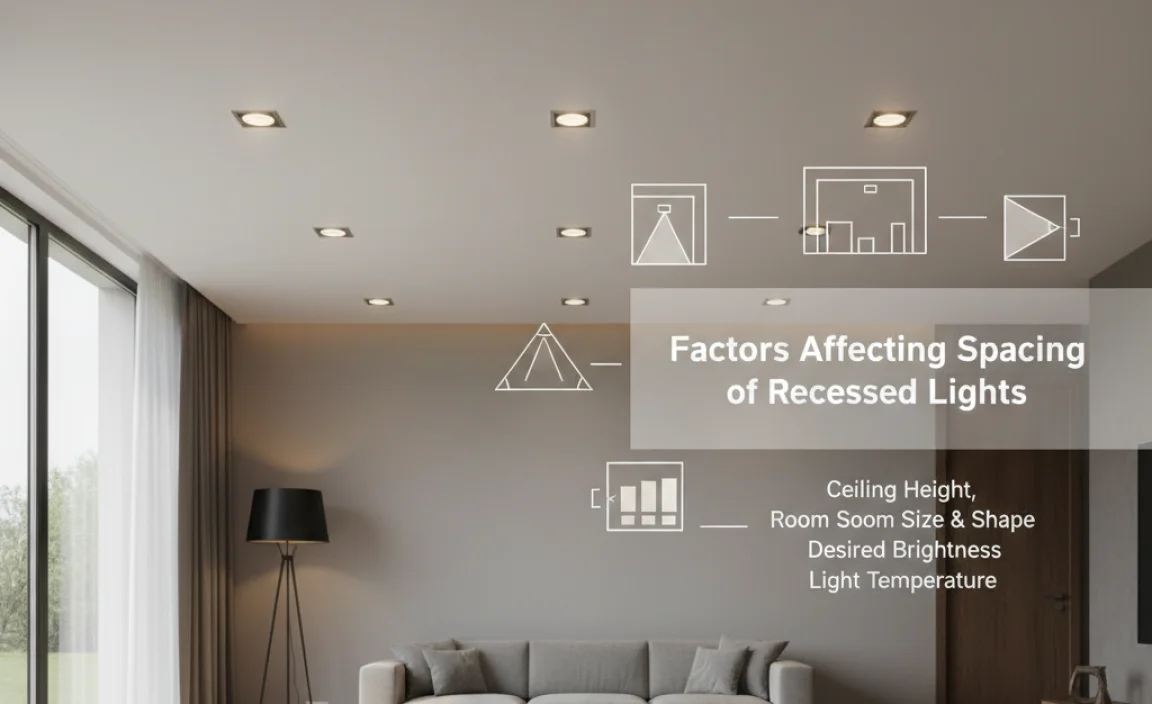 Factors Affecting Spacing of Recessed Lights