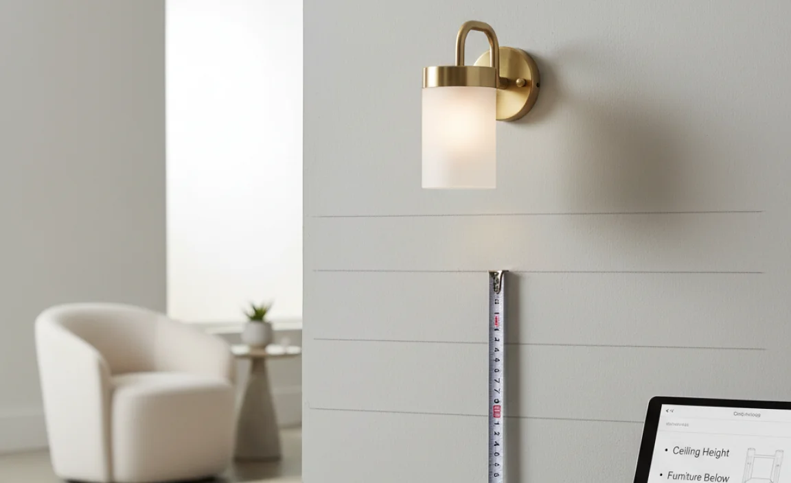 Factors Influencing Wall Sconce Height