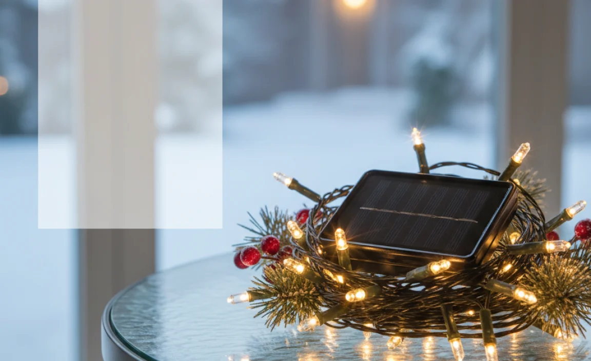 Functionality of Solar Powered Christmas Lights