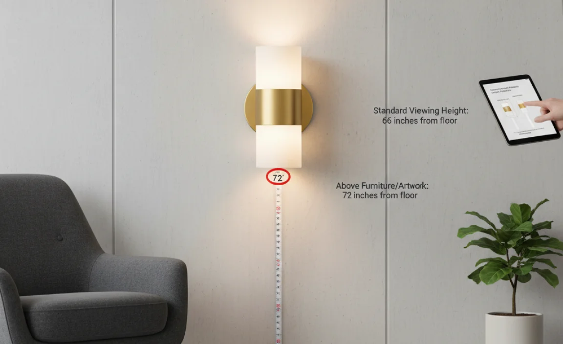 General Guidelines for Hanging Wall Sconces