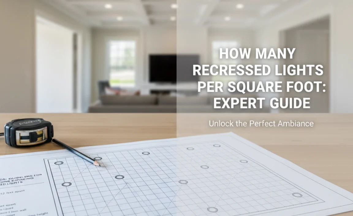 General Guidelines for Spacing Recessed Lights