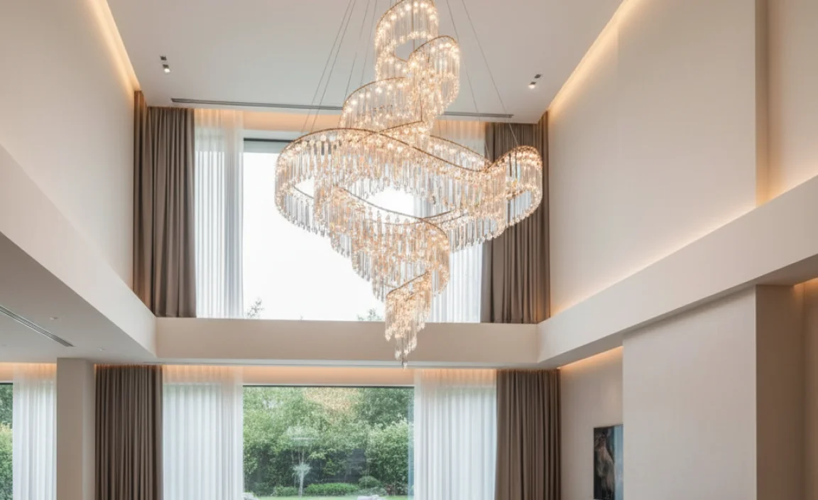 High Ceiling Chandelier For Living Room: Elevate Your Space