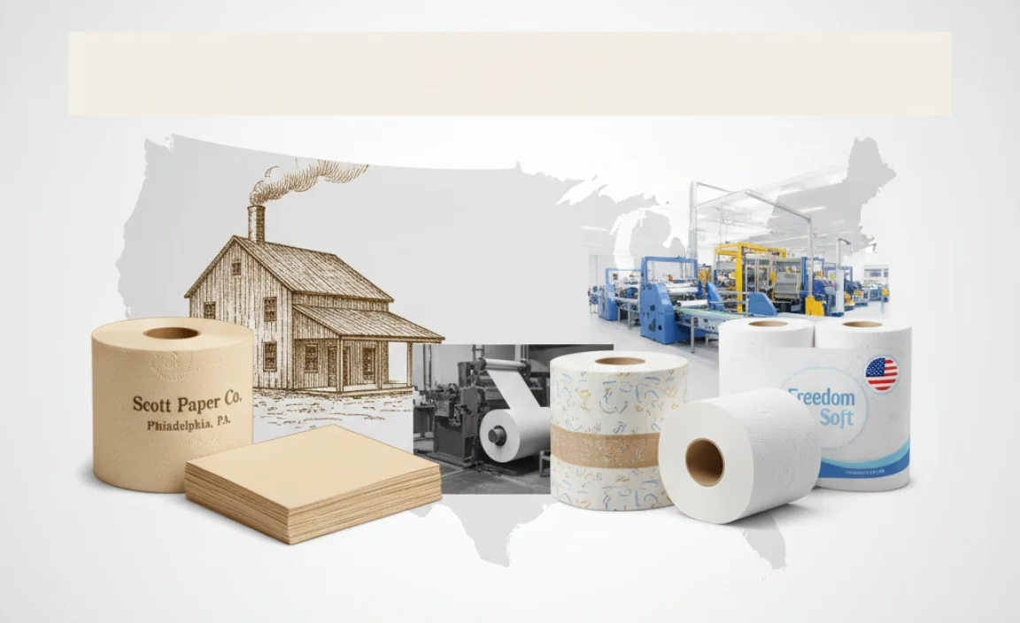 History of Toilet Paper Production in the U.S.