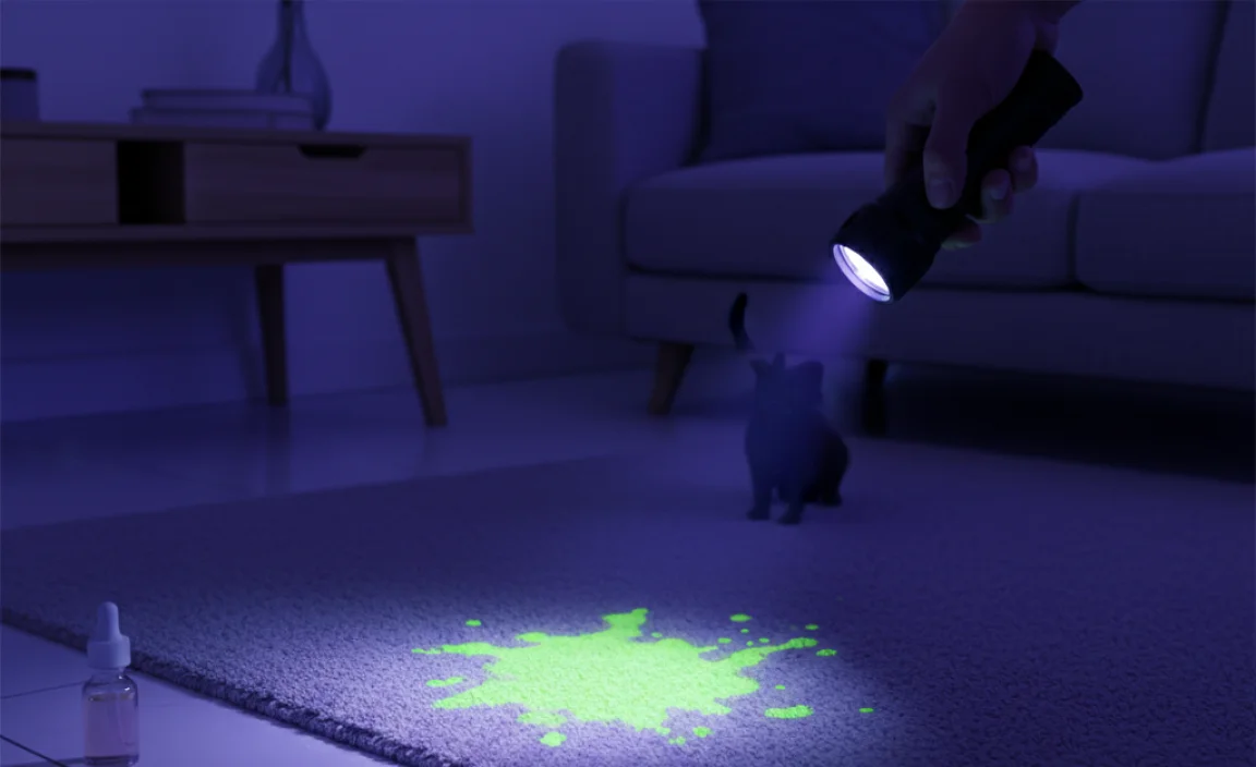 How Cat Urine Reacts to Black Light